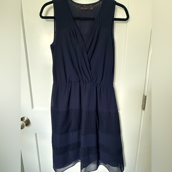 The Limited Dresses & Skirts - The Limited Navy Midi Dress